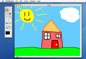 Paintbrush Mac OS X Paint