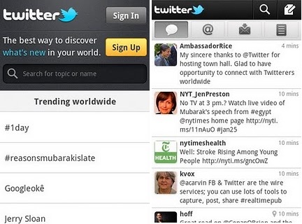 Android Twitter New Version Android Twitter New Version