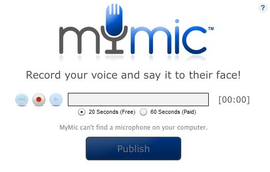 MyMic Facebook Voice Messages