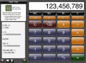 Big Calculator Free iPad Application