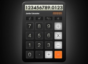 Jumbo Calculator iPad App Jumbo Calculator iPad App