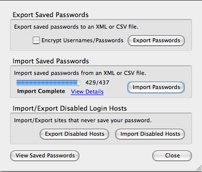 Password Exporter Import and Export Firefox Passwords